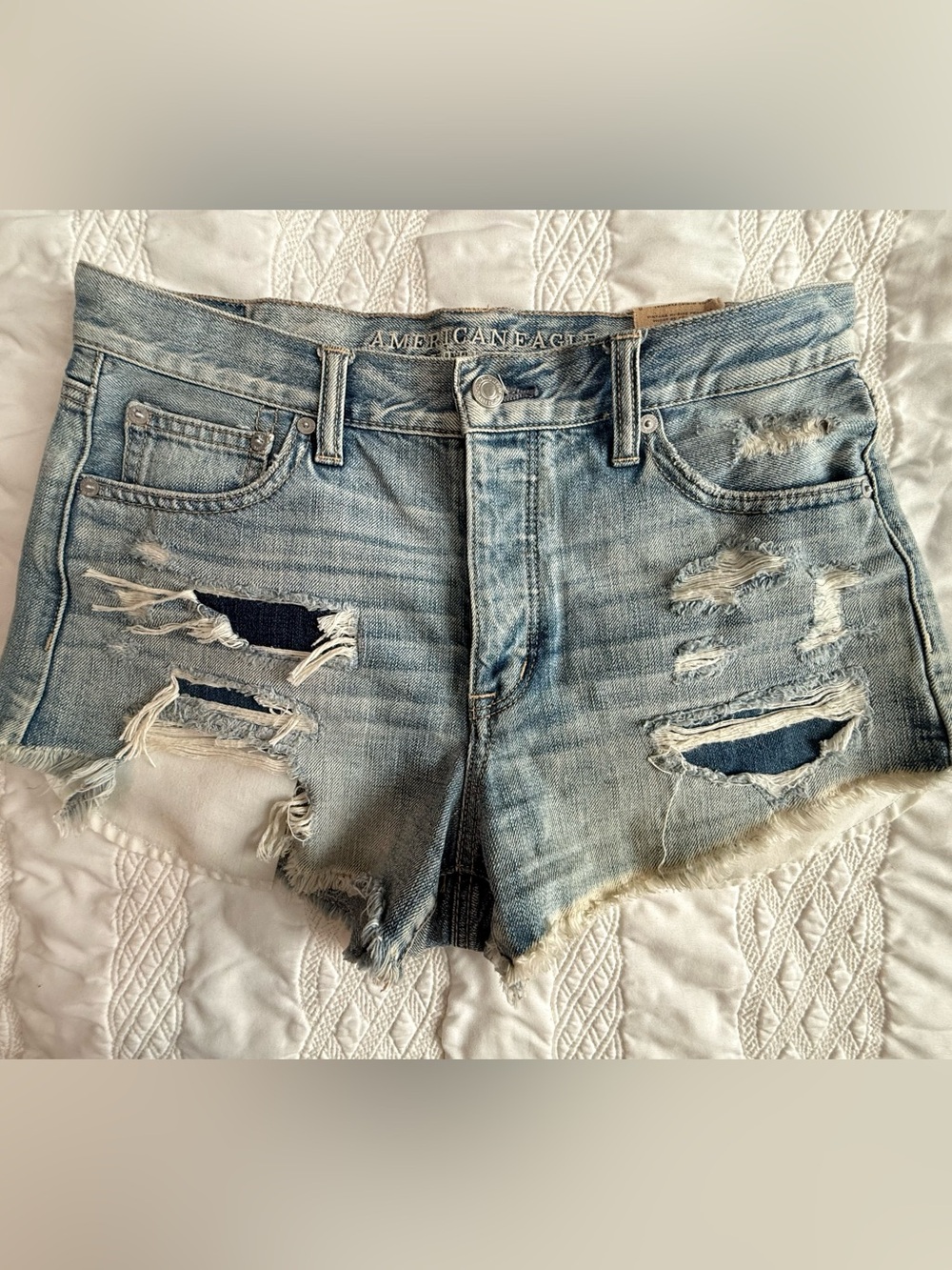 NEW! American Eagle - Hi Rise - Festival - Vintage Style Jean Shorts